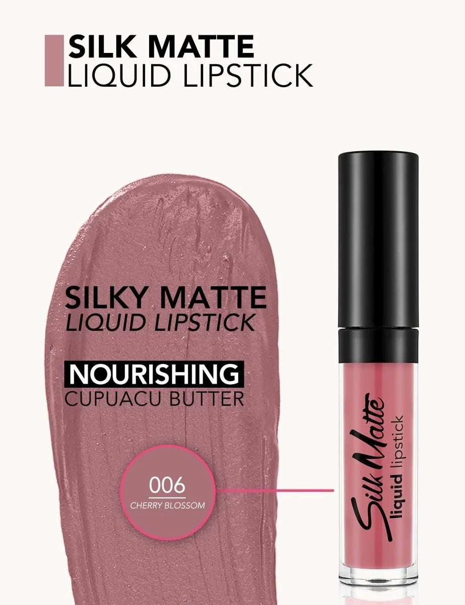 FLORMAR - SILK MATTE LIQUID LIPSTICK - CHERRY BLOSSOM 006