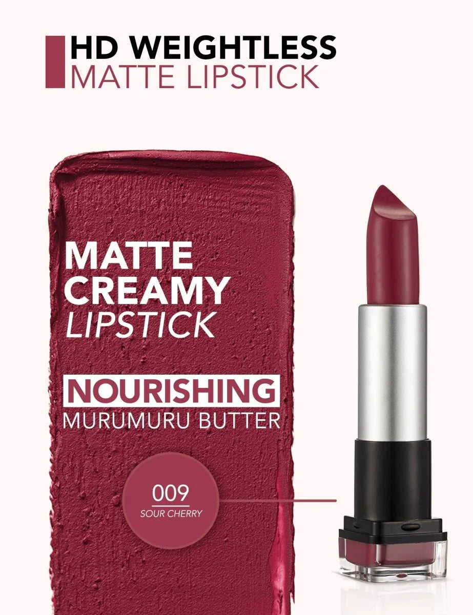 FLORMAR - HD WEIG. MATTE LIPS SOUR CHERRY 09