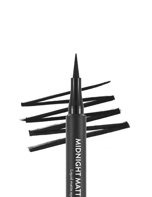 FLORMAR - MIDNIGHT MATTE EYELINER BLACK