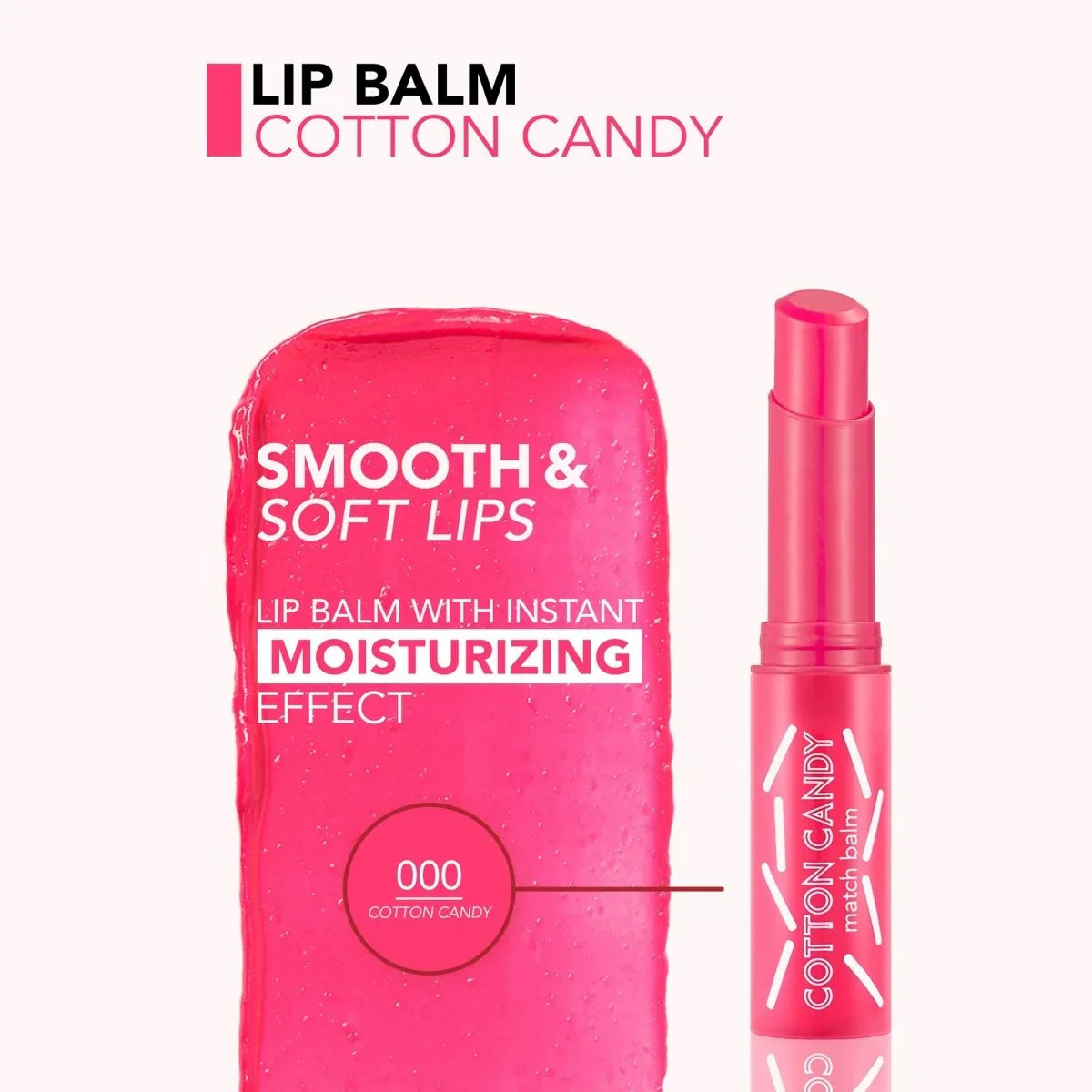 FLORMAR - MATCH BALM COTTON CANDY