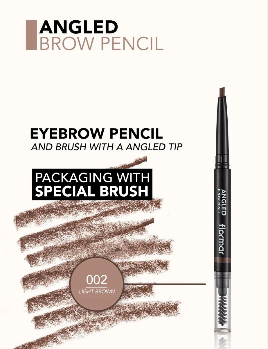 FLORMAR - ANGLED BROW PENCIL LIGHT BROWN 02