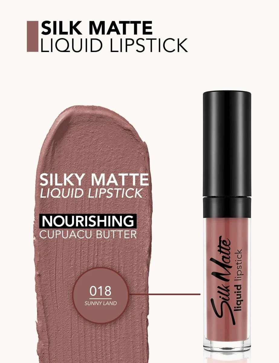 FLORMAR - SILK MATTE LIQUID LPSTICK-SUNNY LAND 018