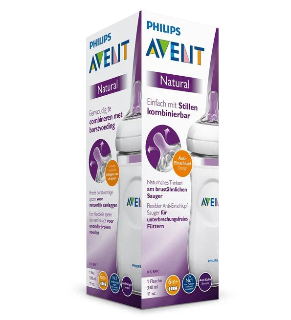 AVENT BIBERON NATURAL 330 ML