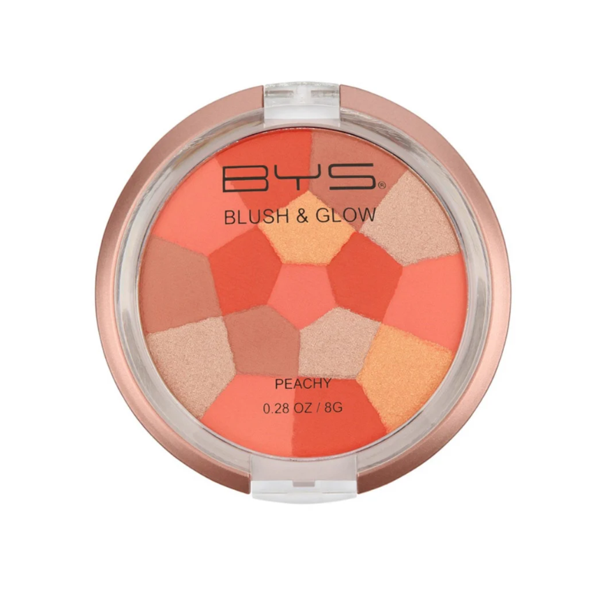 BYS - BLUSH & GLOW MOSAIC COMPACT PEACHY