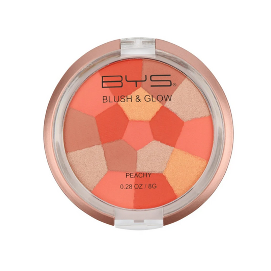 BYS - BLUSH & GLOW MOSAIC COMPACT PEACHY
