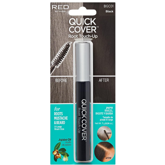 KISS - Kiss Quick Cover Gray Hair Touch Up Brush #00586 BGC01 Black 0.25oz by Kiss
