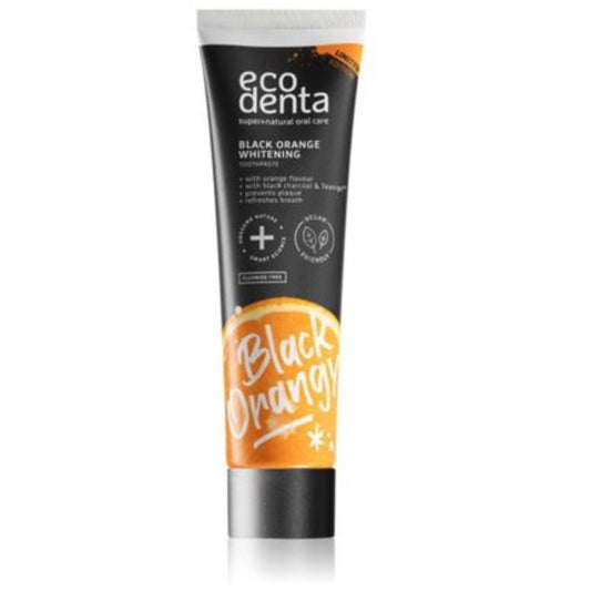 ECODENTA - DENTIFRICE BLANCHISSANT AU CHARBON ACTIF ET ORANGE 100 ML