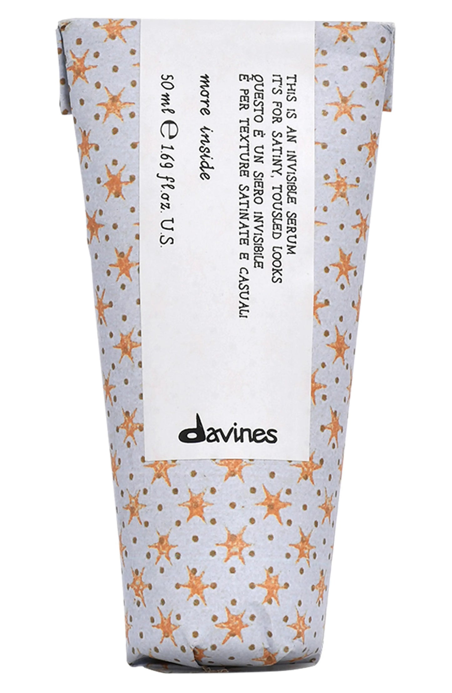 DAVINES - MORE INSIDE INVISIBLE SERUM IT'S FOR SATINY 50ML