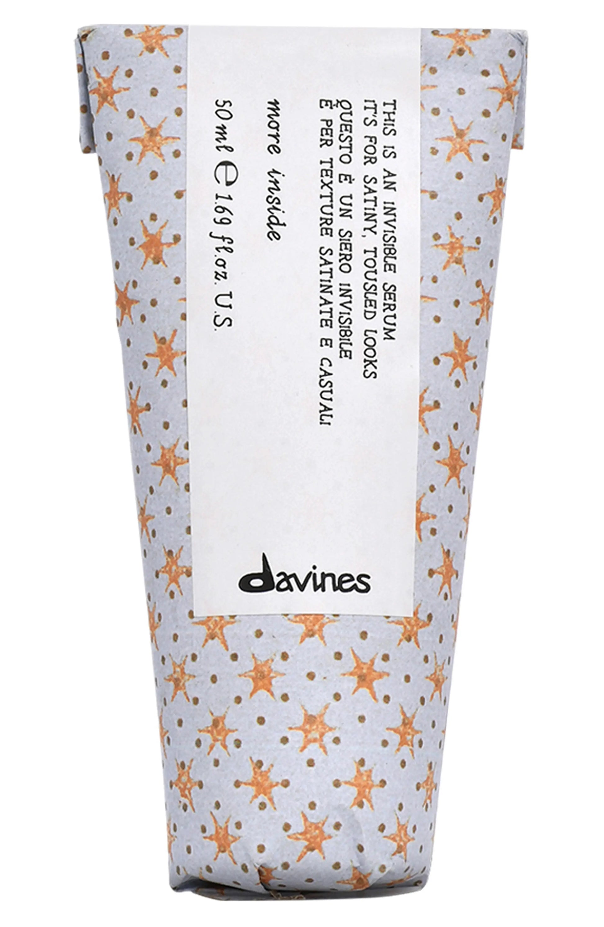 DAVINES - MORE INSIDE INVISIBLE SERUM IT'S FOR SATINY 50ML