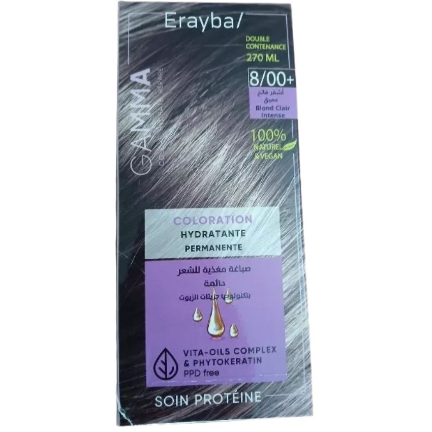 ERAYBA - GAMMA COLOR 8/00 BLOND CLAIR INTENSE