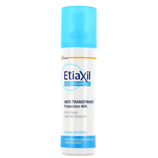 ETIAXIL - DÉODORANT ANTI-TRANSPIRANT PROTECTION 48H SPRAY SANS GAZ