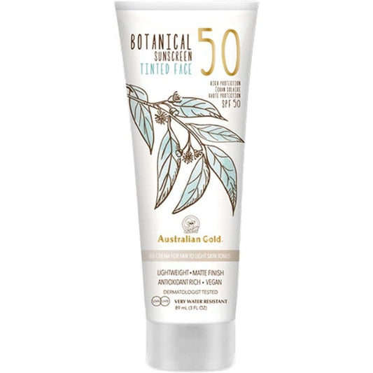 AUSTRALIAN GOLD - BOTANICAL SUNSCREEN SPF 50 TINTED FACE