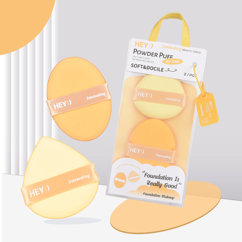 HEY - HOUPPETTES AIR CUSHION RENFORCÉES – 2 PIÈCES