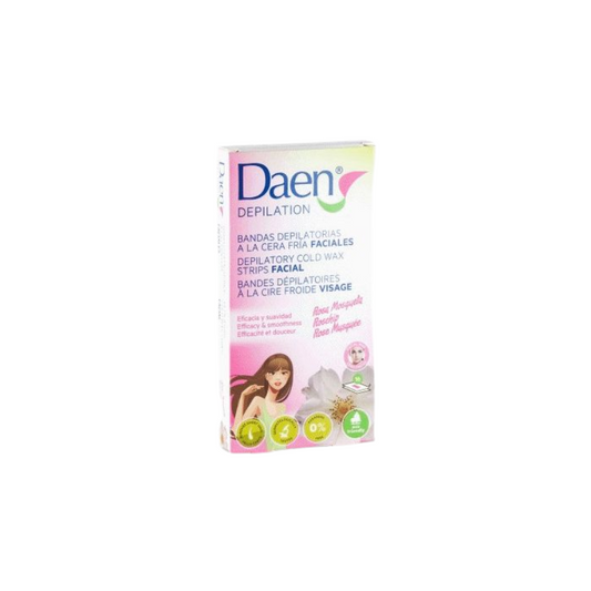 DAEN - Bandes depilation à la cire froide visage