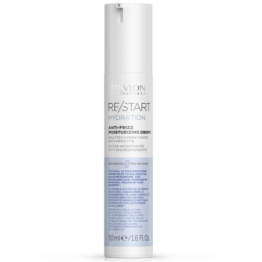 REVLON - RESTART HYDRATION ANTI-FRIZZ MOISTURIZING DROPS 50ML