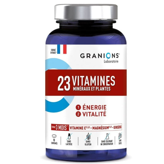 GRANIONS - 23 VITAMINES MINERAUX & PLANTES B90 COMPRIMES