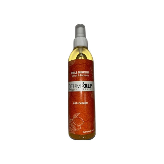 HUILE MINCEUR CITRON ET ROMARIN DERMAALP NATUREL BEAUTY ANTI CELLULITE