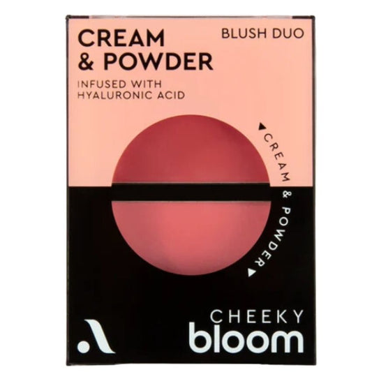 ABSOLUTE - CREAM AND POWDER BLUSH DUO FLUSHED POPPY