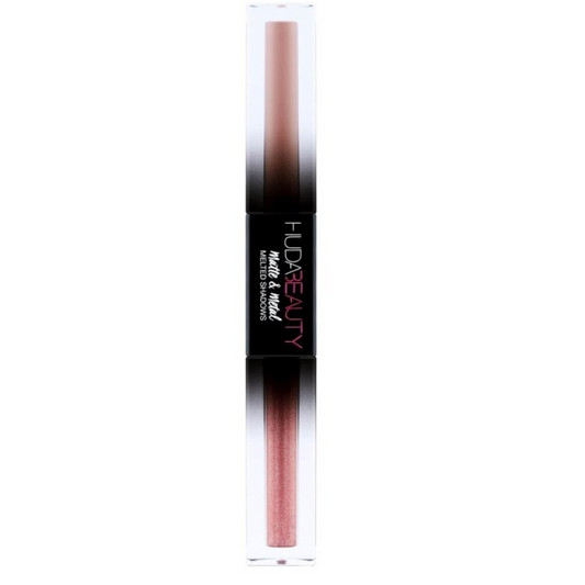 HUDA BEAUTY - MATTE & METAL MELTED DOUBLE BUBBLE BATH AND PINK CHAMPAGNE