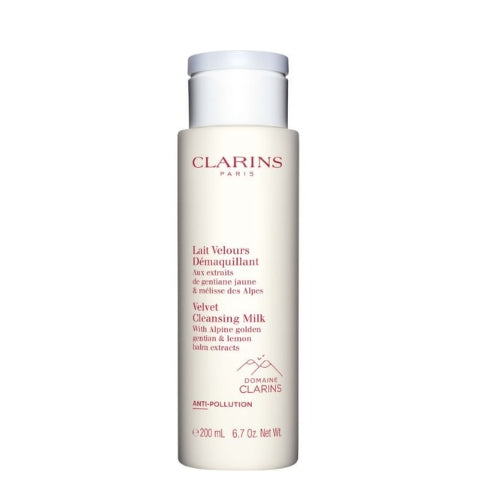 CLARINS - LAIT DEMAQUILLANT VELOURS AUX EXTRAITS DE GENTIANE JAUNE 200ML