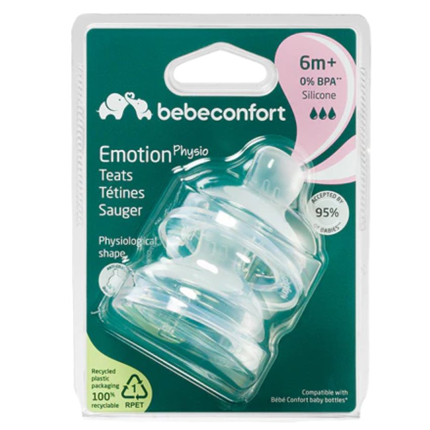 BEBECONFORT - EMOTION TETINES SAUGER 6M+