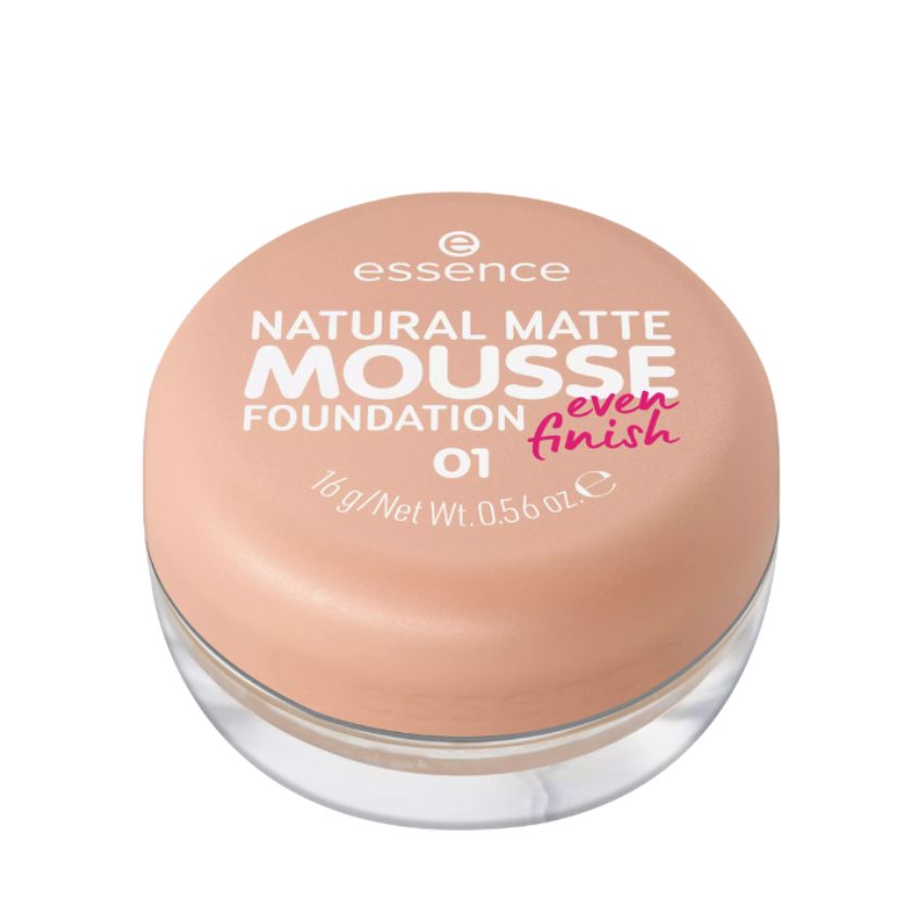 ESSENCE- NATURAL MATTE MOUSSE FOUNDATION 01