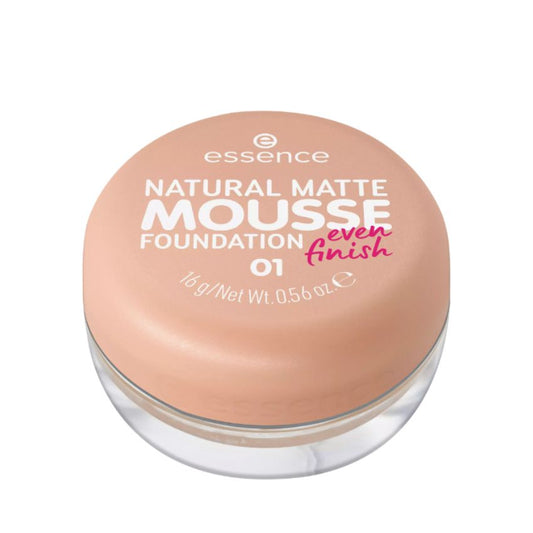 ESSENCE- NATURAL MATTE MOUSSE FOUNDATION 01