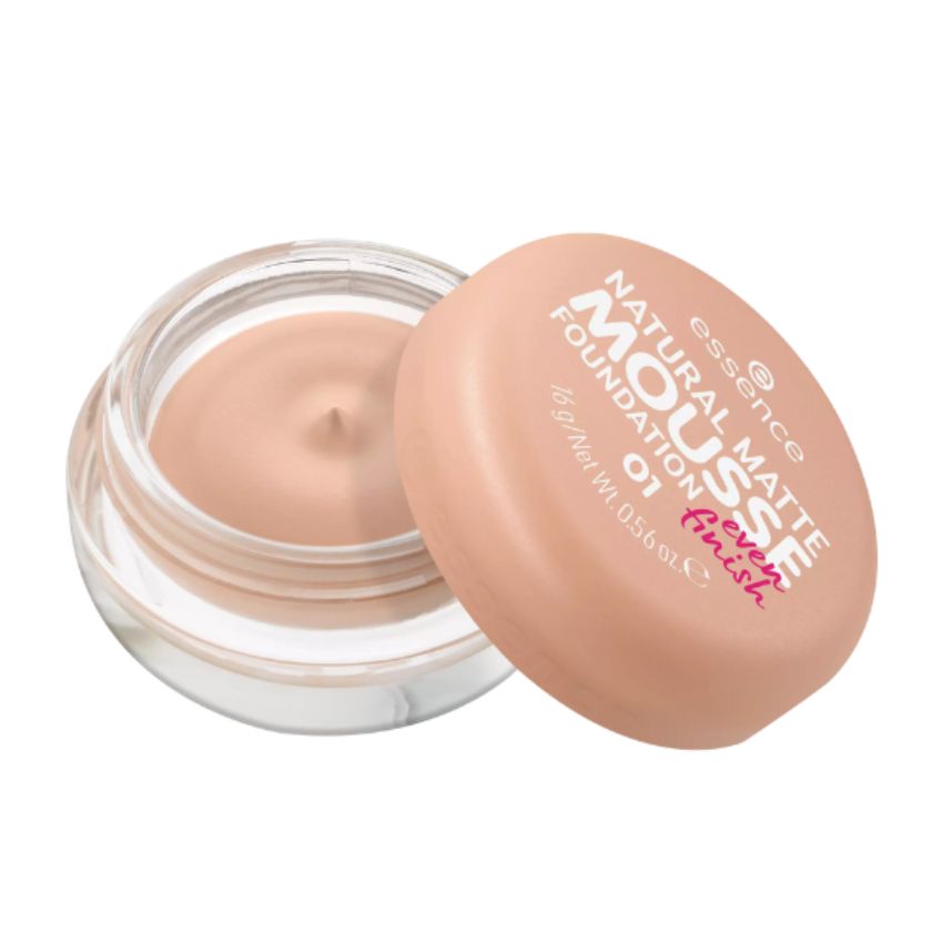 ESSENCE- NATURAL MATTE MOUSSE FOUNDATION 01