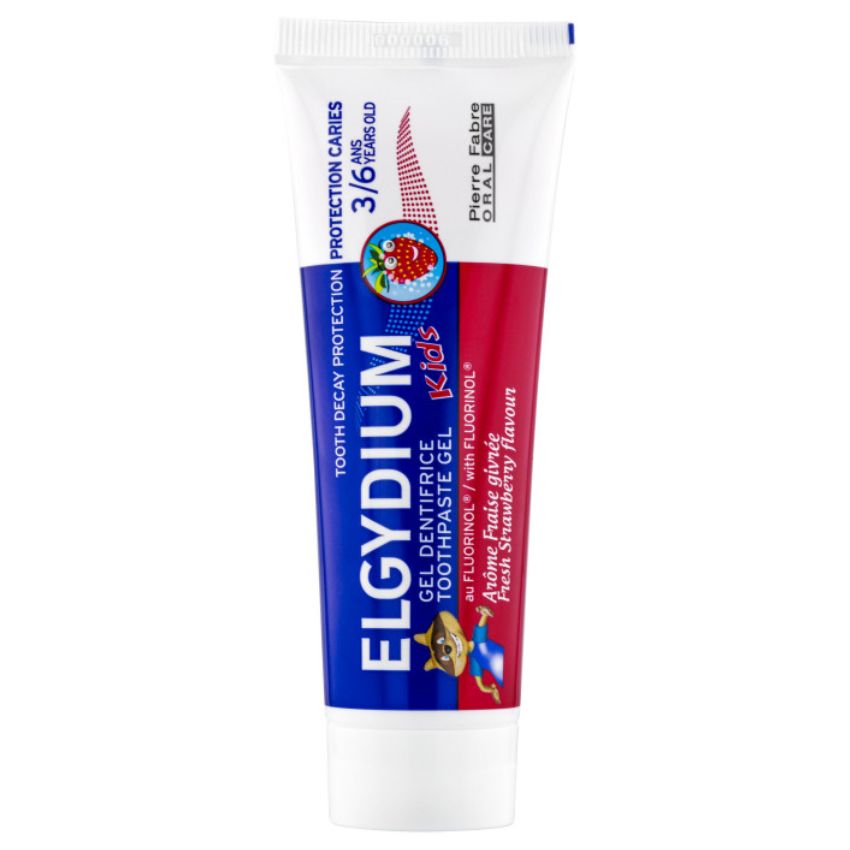 ELGYDIUM - KIDS PROTECTION GEL DENTIFRICE FRAISE GIVRÉE