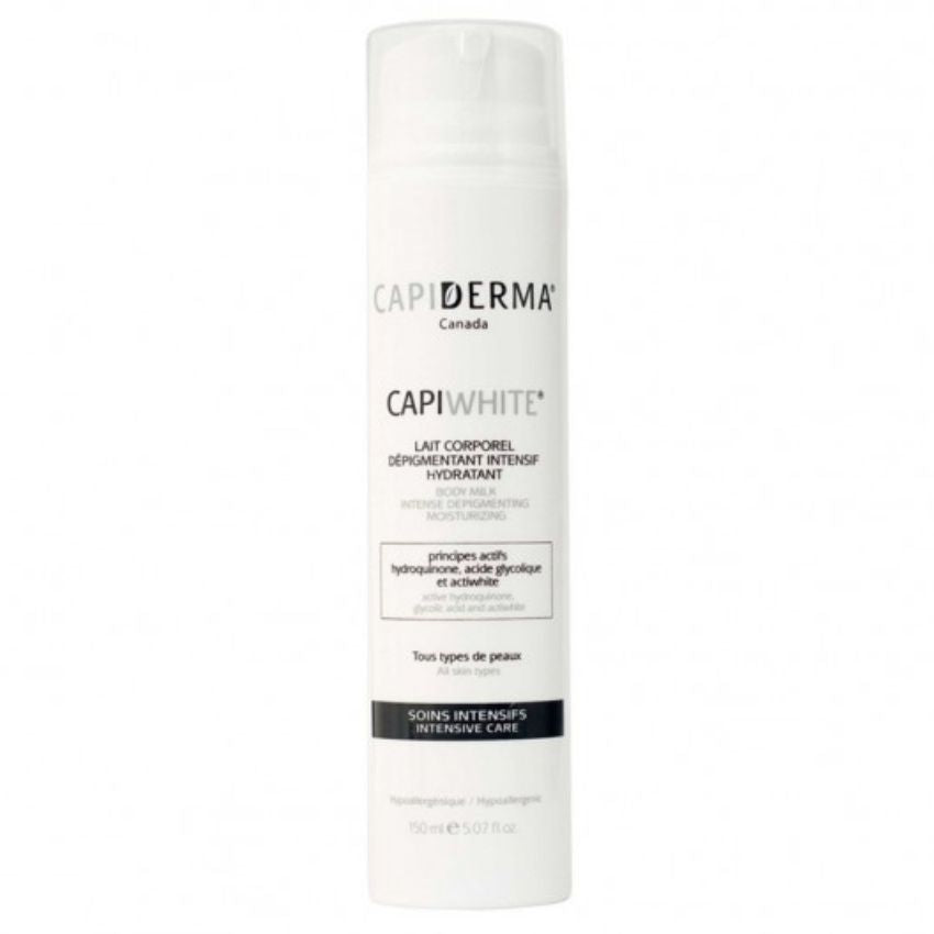 CAPIDERMA - CAPIWHITE LAIT CORPOREL DEPIGMENTANT INTENSIF HYDRATANT 150ML