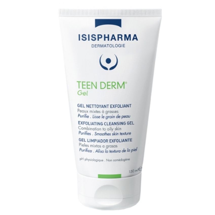 ISISPHARMA - TEEN DERM GEL NETTOYANT EXFOLIANT 150ML