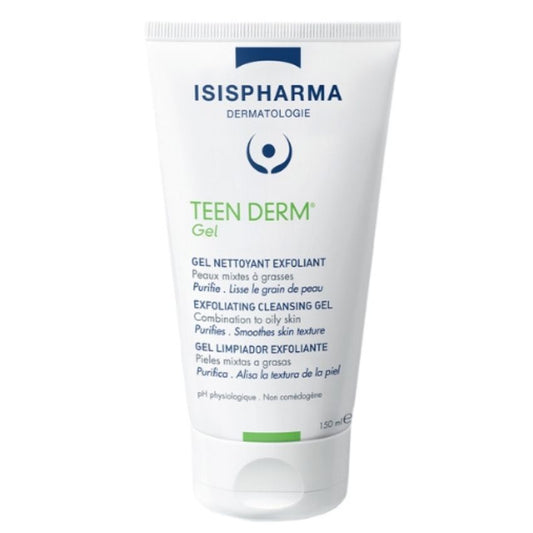 ISISPHARMA - TEEN DERM GEL NETTOYANT EXFOLIANT 150ML