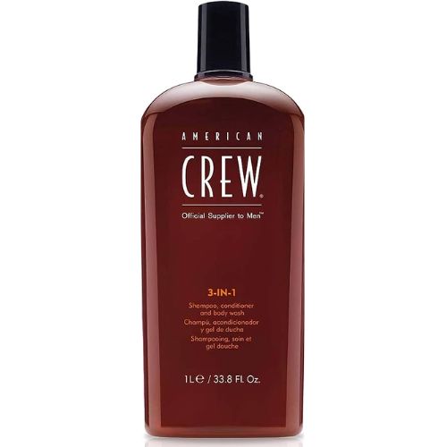 AMERICAN CREW- 3-IN-1 SHAMPOO, CONDITIONER AND BODY WASH 1L