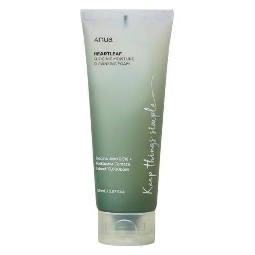 ANUA - HEARTLEAF SUCCINIC MOISTURE CLEANSING FOAM 150 ML