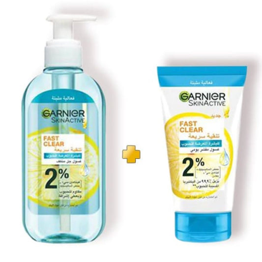 GARNIER - PACK GEL WASH AA 200ML SCRUB 50ML