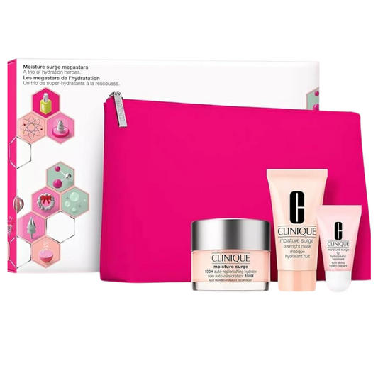 CLINIQUE - COFFRET MOISTURE SURGE MEGASTARS TRIO D’HYDRATATION