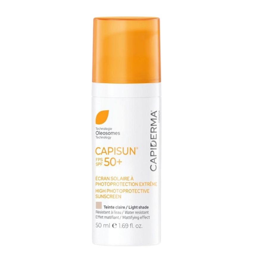 CAPIDERMA - CAPISUN ECRAN SOLAIRE TEINTE CLAIRE SPF 50