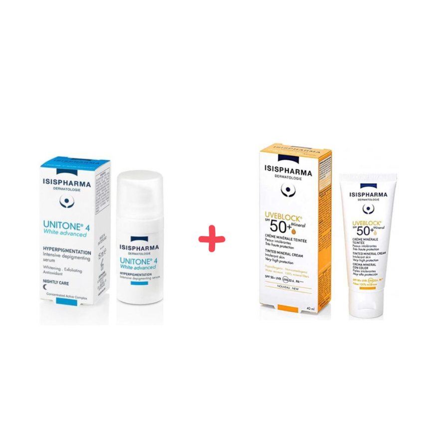 ISISPHARMA - PACK UNITONE 4 WHITE ADVANCED UVB TEINTE