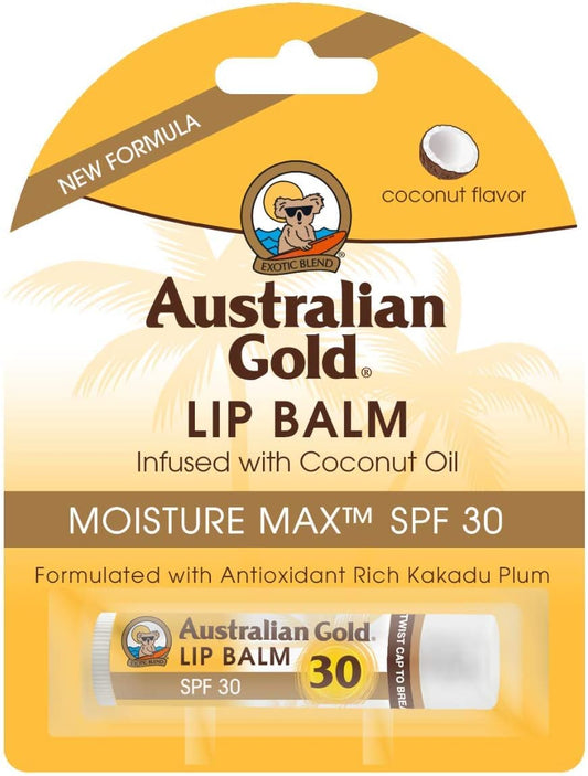 AUSTRALIAN GOLD - LIP BALM SPF 30 OIL BLISTER COCONUT 4G