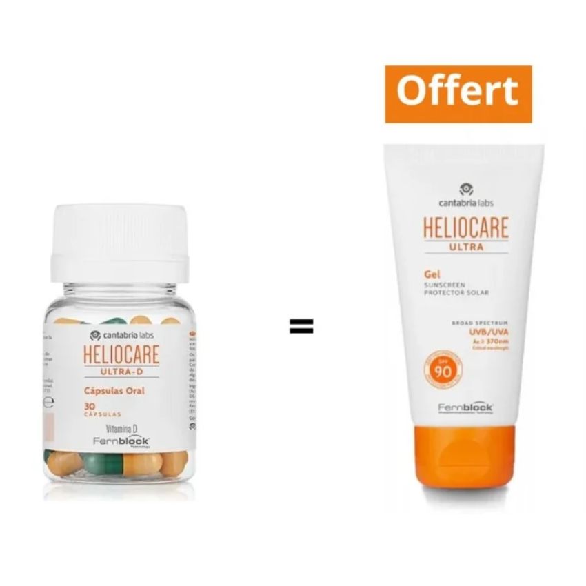 CANTABRIA LABS - HELIOCARE ULTRA D 30 GELULES ULTRA GEL 90 SPF50 OFFERT