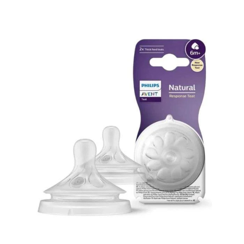 AVENT - TETINE NATURAL TEAT 6M