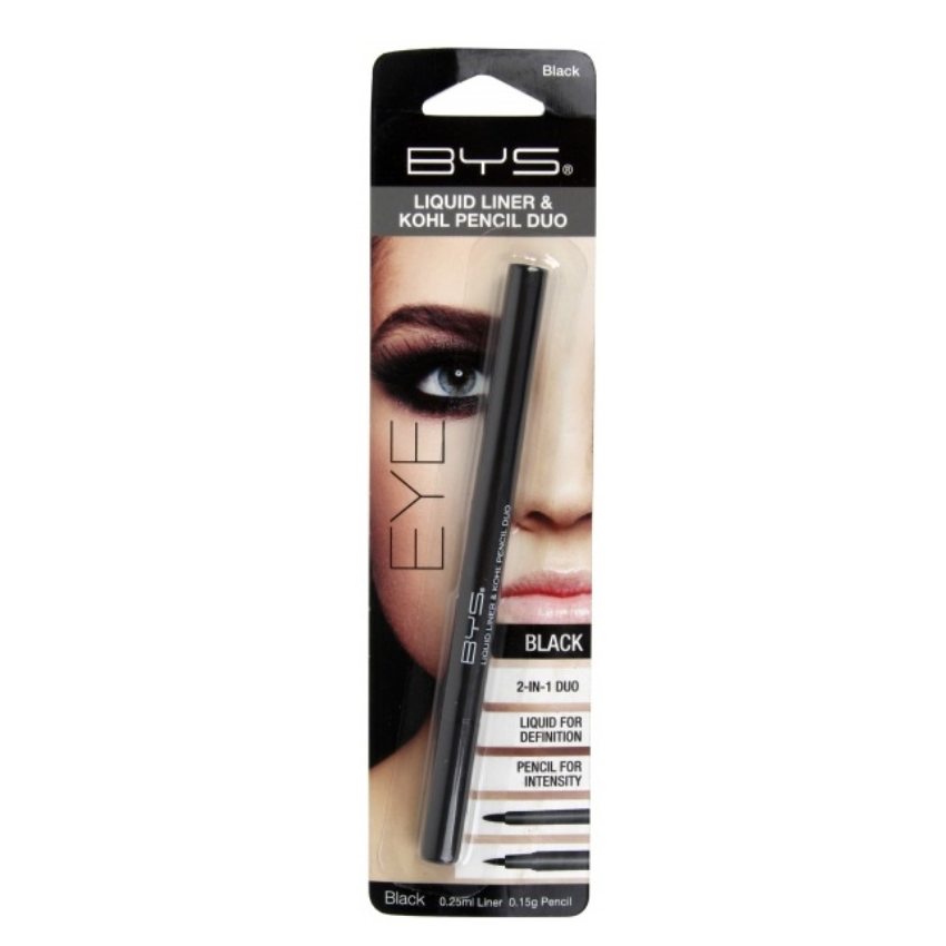 BYS LIQUID LINER AND KHOL PENCIL DUO
