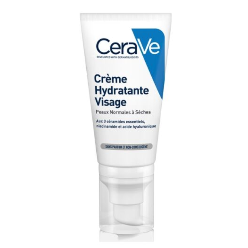 CERAVE - CREME HYDRATANTE VISAGE PEAUX NORMALES A SECHES 52ML