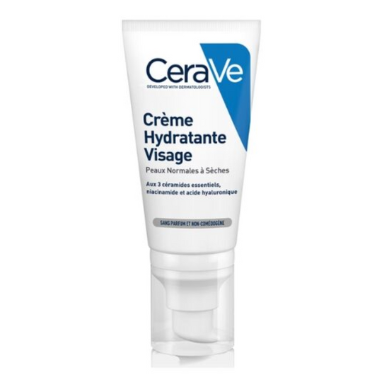CERAVE - CREME HYDRATANTE VISAGE PEAUX NORMALES A SECHES 52ML