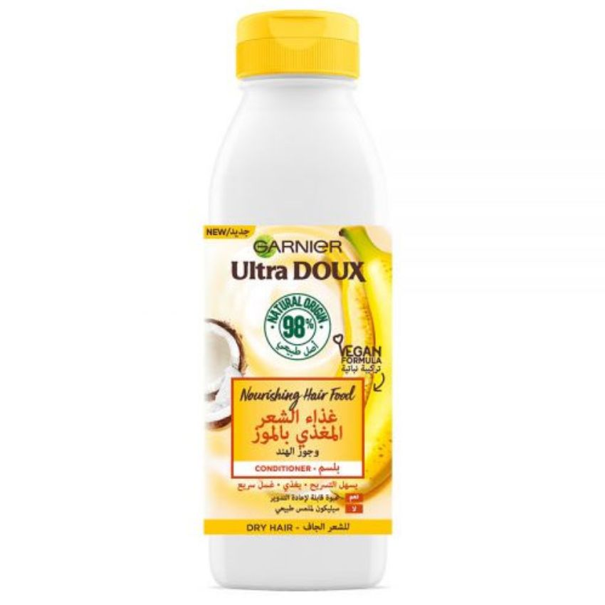 GARNIER - ULTRA DOUX NOURISHING HAIR FOOD CONDITINOER - 350ML