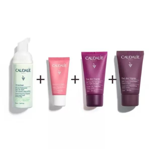 CAUDALIE - LES ESSENTIELS DE CAUDALIE TROUSSE ROSE