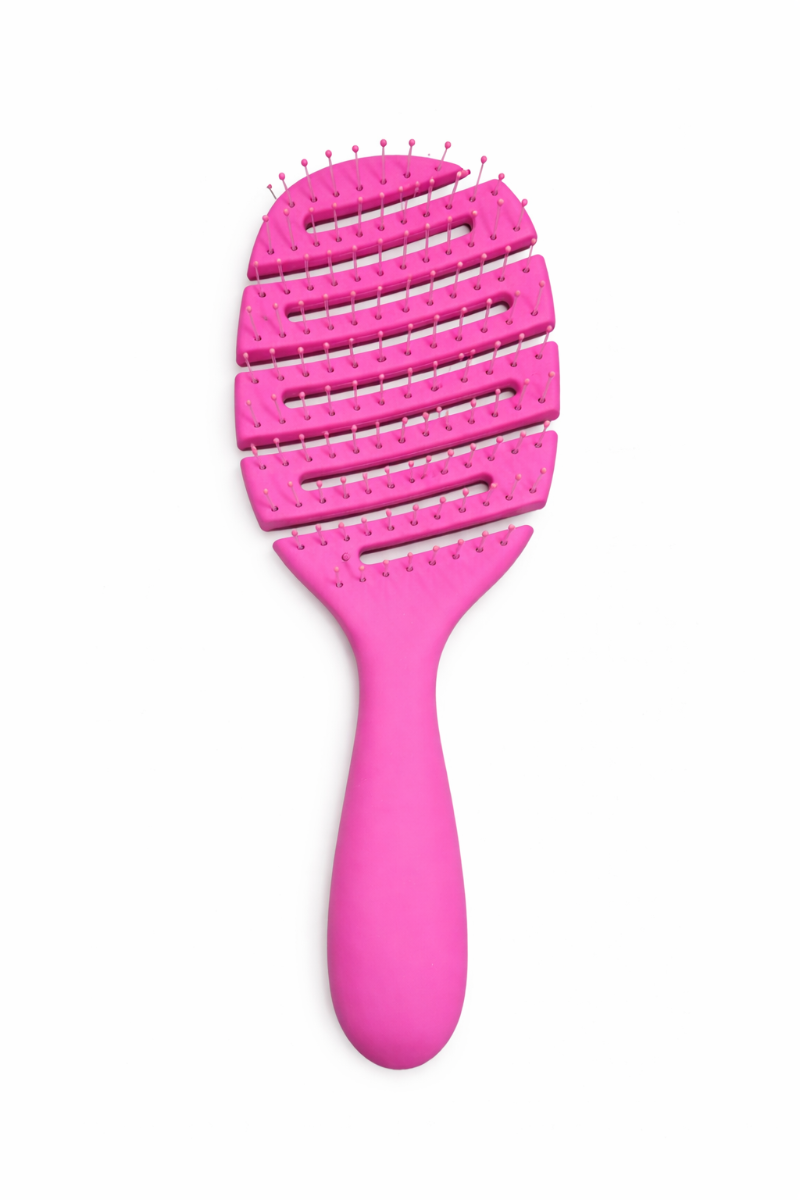 CECILIA - BROSSE CHEVEUX DETANGLER CARRE ROSE HH2363