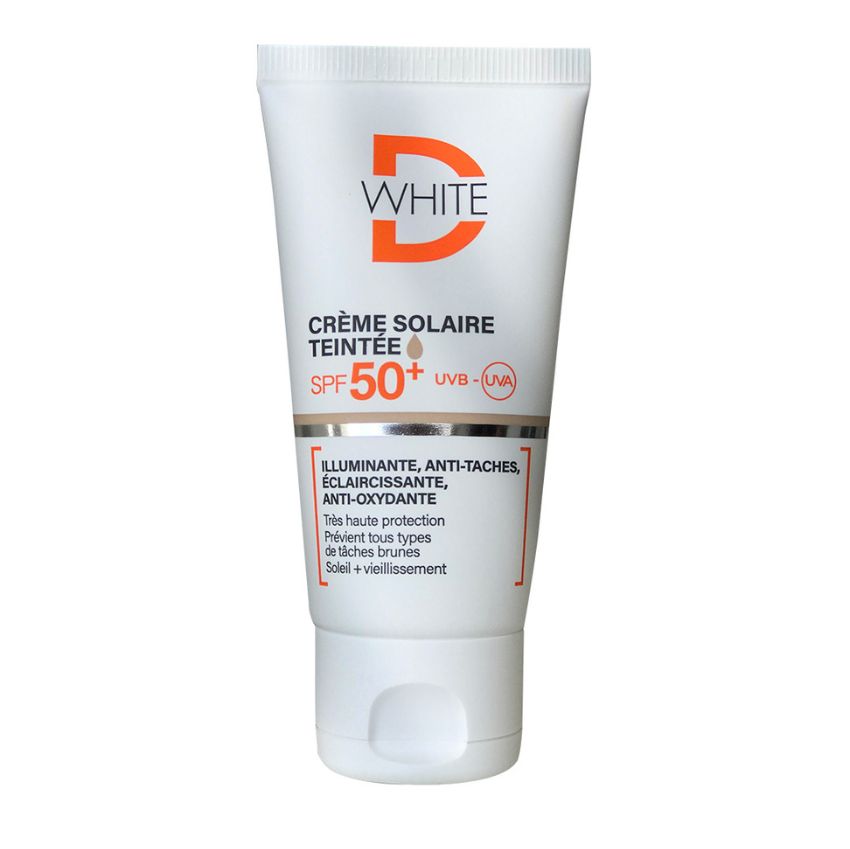 D-WHITE - CREME SOLAIRE TEINTE MEDIUM SPF 50