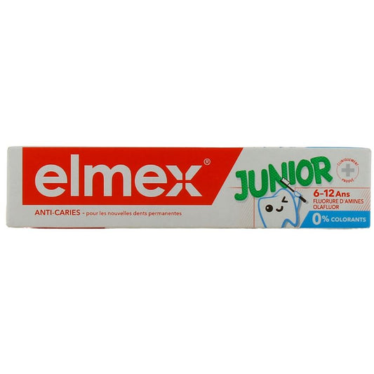 ELMEX - JUNIOR 6-12 ANS DENTIFRICE ANTI-CARIES 75ML
