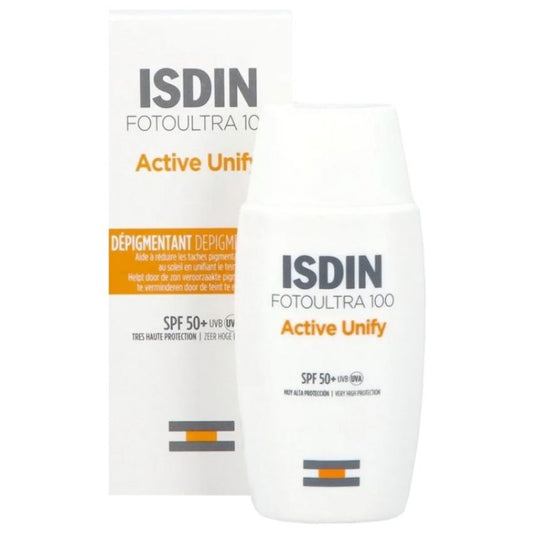 ISDIN - FOTOULTRA ACTIVE UNIFY FUSION FLUID SPF 50 50ML CORRIGE INVISIBLE
